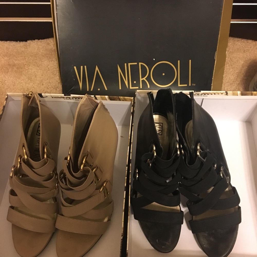 SOLD‼️Via Neroli Sandal/Bootie Size 7.5 Taupe